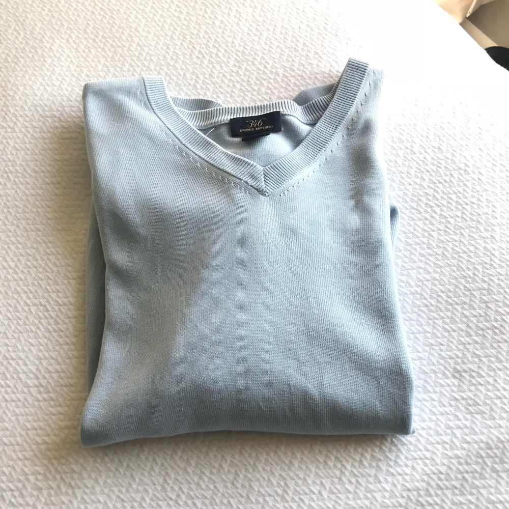 Brooks brothers v neck sweater